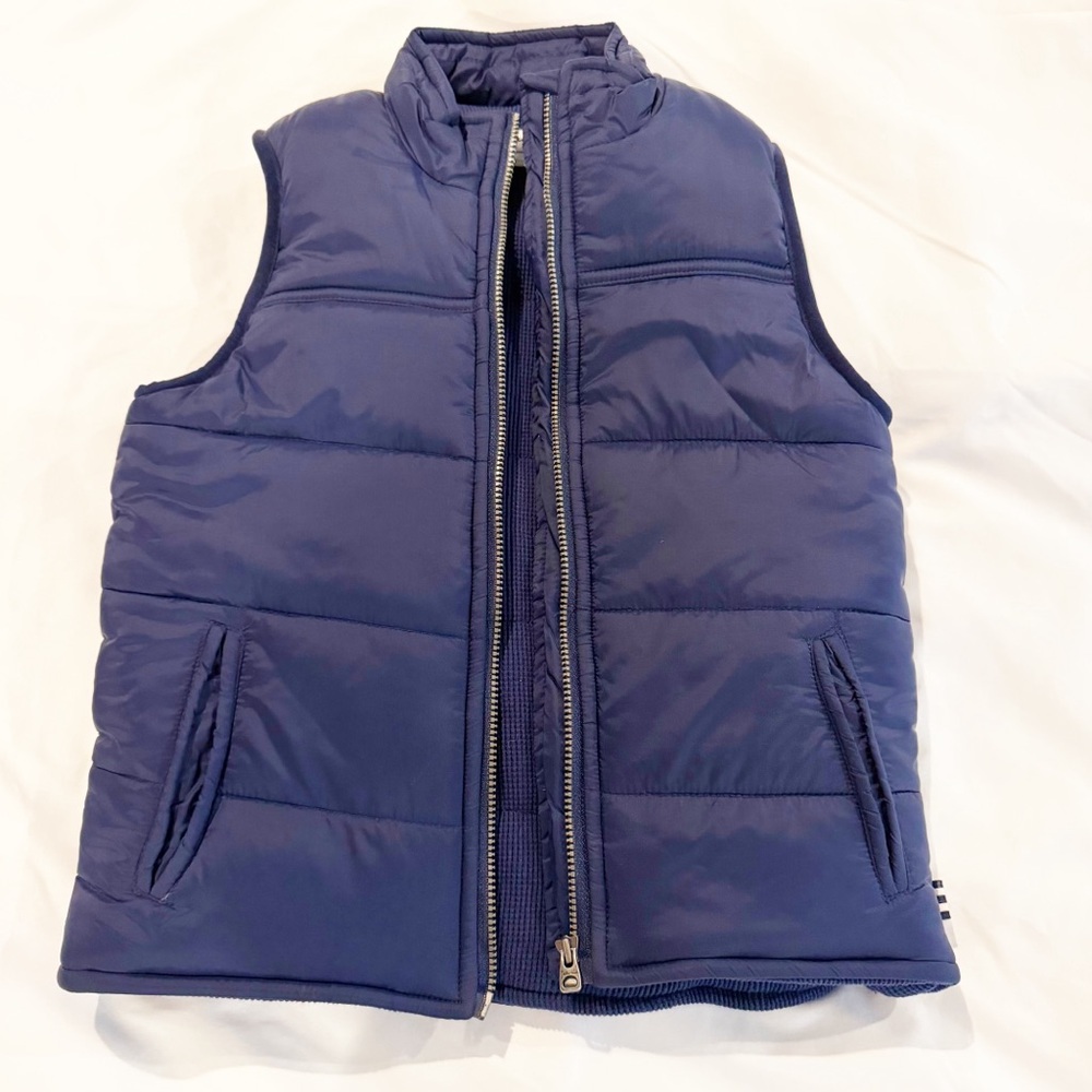 Splendid Kids Navy Quilted Vest Size 7